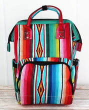 Load image into Gallery viewer, Serape Diaperbag Backpack