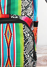 Load image into Gallery viewer, Slithering Serape Diaper Bag Backpack