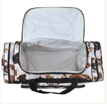 Load image into Gallery viewer, Cow print duffel bag 23 inch
