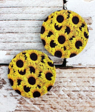 Load image into Gallery viewer, Sunflower Car Coasters 8 styles