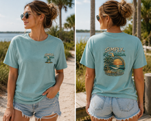 Load image into Gallery viewer, Simply Florida™ Vintage Coastal Tee – Distressed Beach Graphic Shirt