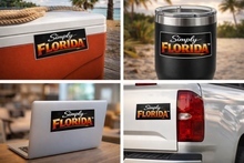 Load image into Gallery viewer, Simply Florida Logo Sticker | Florida Brand Decal