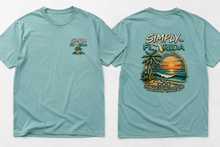 Load image into Gallery viewer, Simply Florida™ Vintage Coastal Tee – Distressed Beach Graphic Shirt