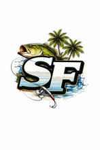 Load image into Gallery viewer, Simply Florida™ Fishing Shirt | Bass Angler Tee | Florida Fishing Lifestyle Shirt | Front &amp; Back Graphic Tee