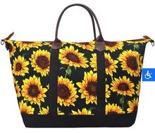Load image into Gallery viewer, Sunflower Weekender Tote Large