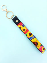 Load image into Gallery viewer, Sunflower Southwest Keychain Wristlet