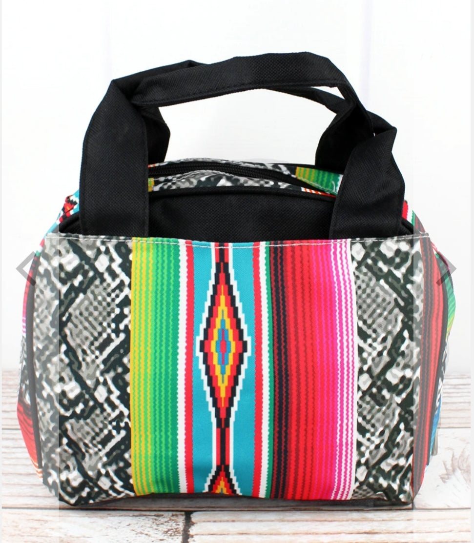 Slithering Serape Lunch Tote