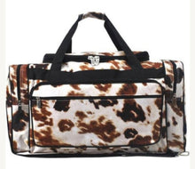 Load image into Gallery viewer, Cow print duffel bag 23 inch