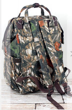 Load image into Gallery viewer, Camo diaper bag backpack