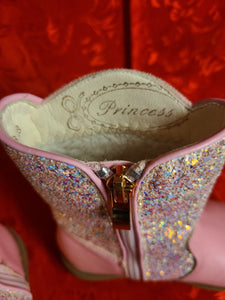 Girls Glitter Winter Boots, Princess Sequin Boots, Sparkly Bling Shoes, Rhinestone Toddler Boots, Butterfly Costume Shoes