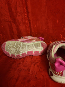 Disney Junior Minnie Mouse Girl's Size 10 Shoes Unicorn Pink sneakers excellent