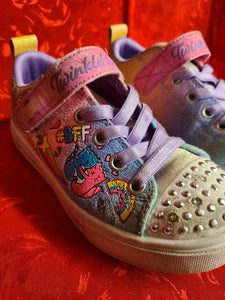 Skechers sz 12 toddler girls twinkle toes