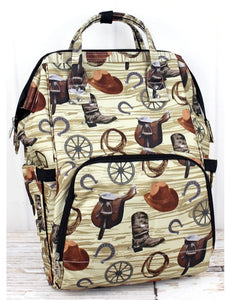 Western Diaper Bag Backpack